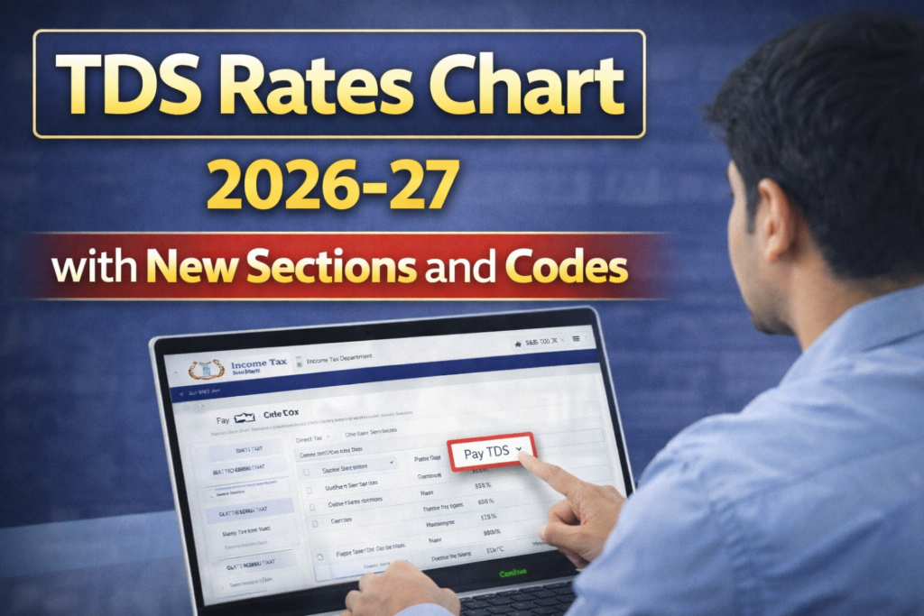 TDS Rates Chart for FY 2026-27 (As per New Income Tax Act, 2025) - Tax ...